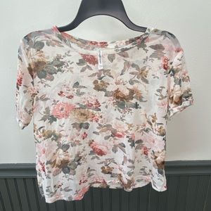 3/$25 Sheer Floral Too